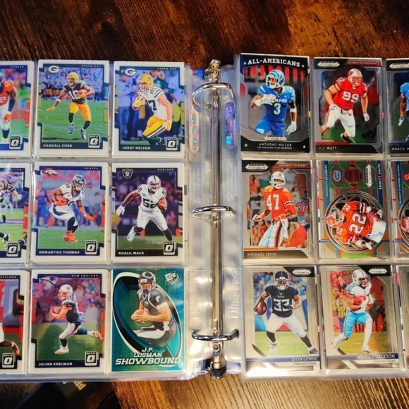 Panini Donruss Football Card Collection In Collector's Album Stars-RC 40 Pages